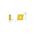 الماس تراشکاری (اینسرت) تگوتک CCMT 060204-PC TT9080