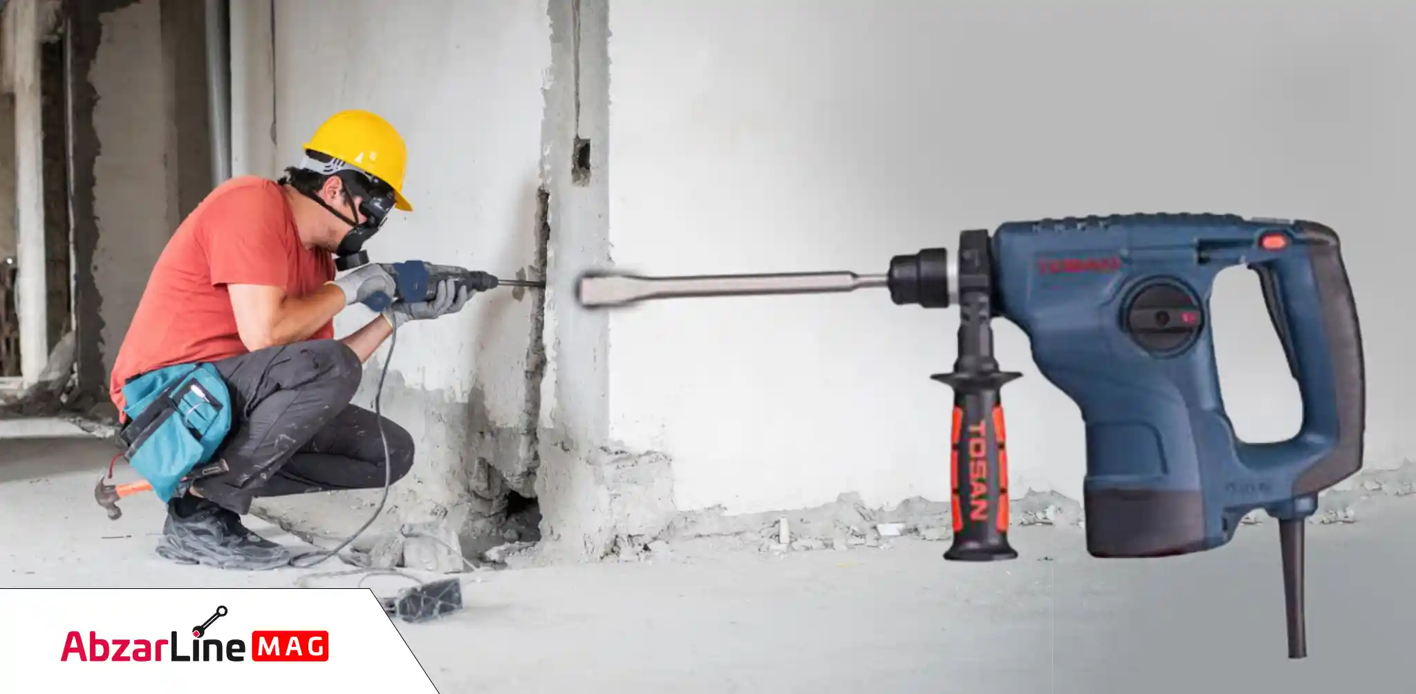 دریل بتن کن 800 وات توسن مدل 8030H