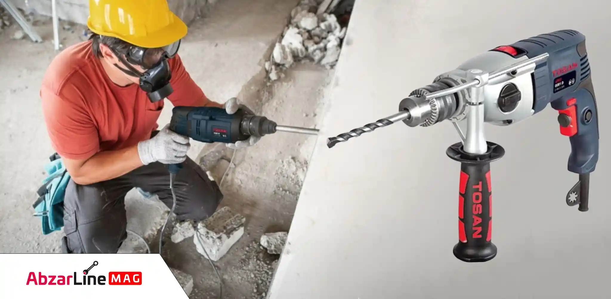 دریل گیربکسی 1050 وات توسن مدل 0081D