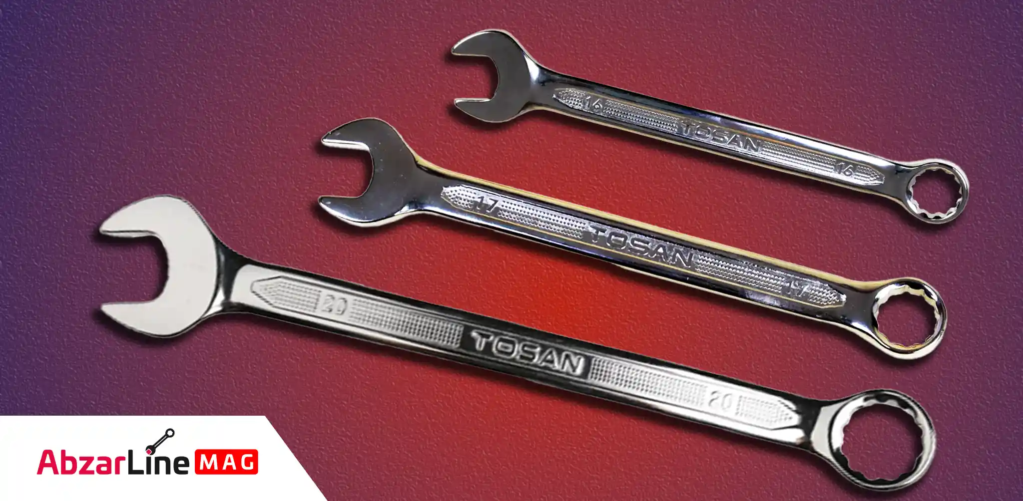 مشخصات فنی آچار یک سر تخت یک سر رینگ توسن