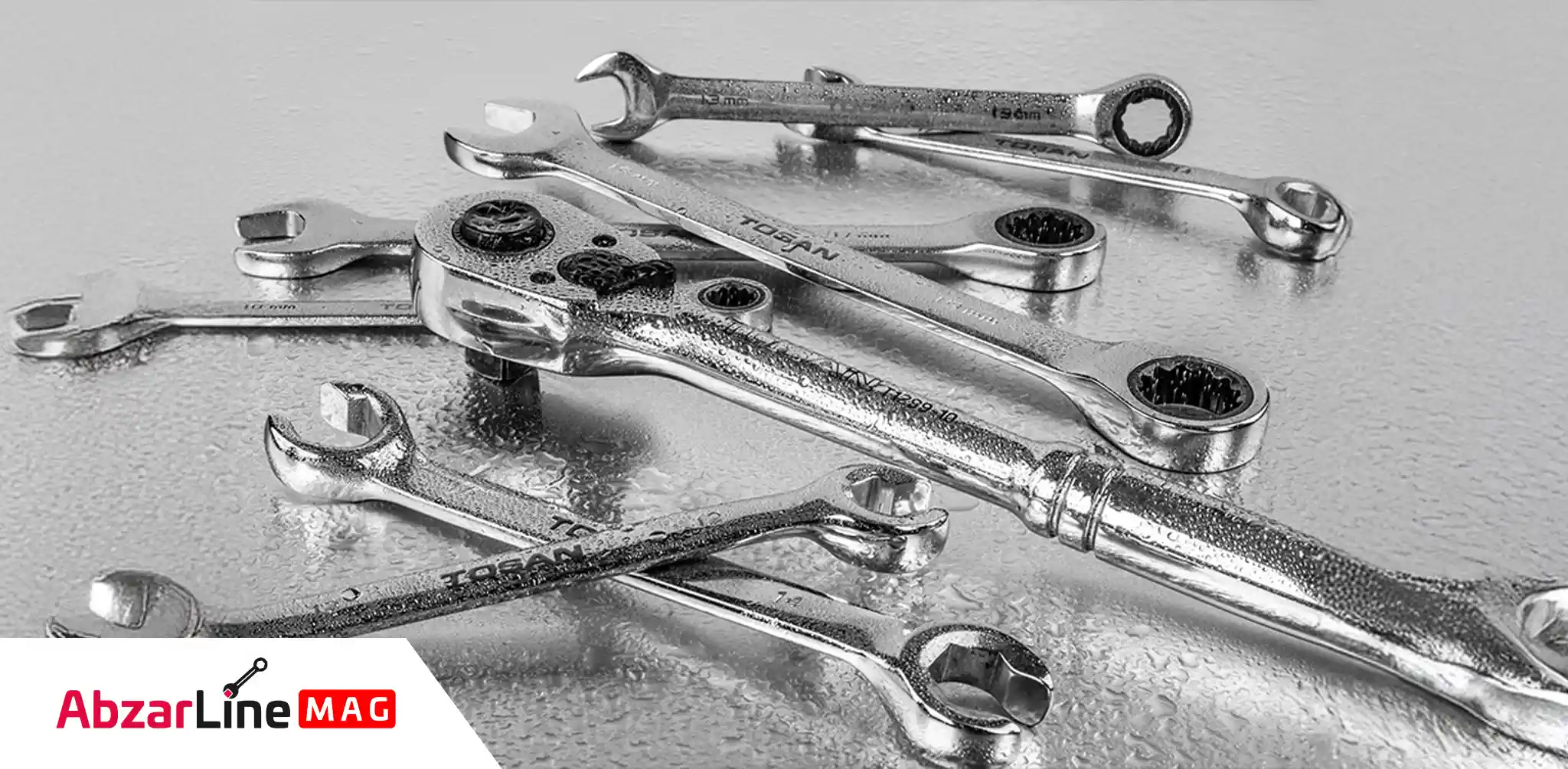 مشخصات فنی آچار یک سر تخت یک سر رینگ توسن