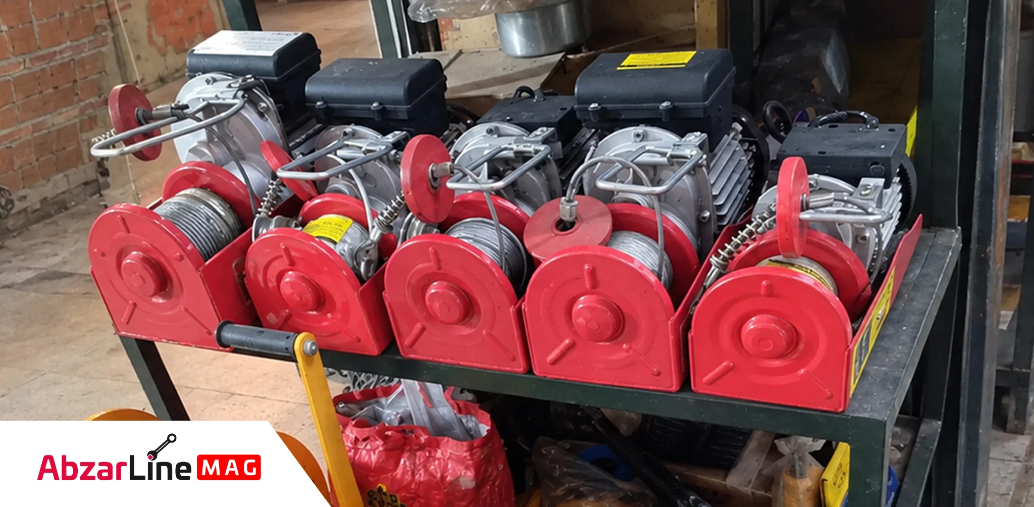 اجزای تشکیل دهنده وینچ