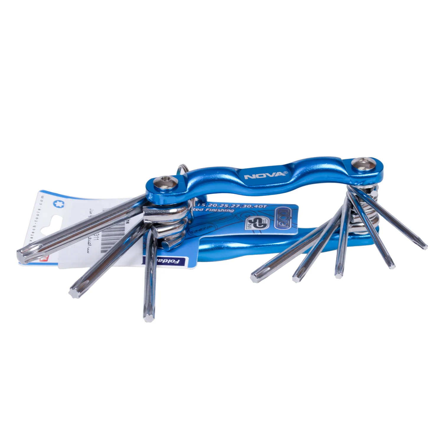 مجموعه ۸ عددی آچار آلن ستاره ای نووا مدل NTK 1008