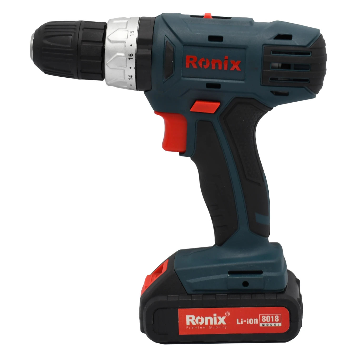 دریل شارژی ۱۸ ولت رونیکس مدل ۸۰۱۸