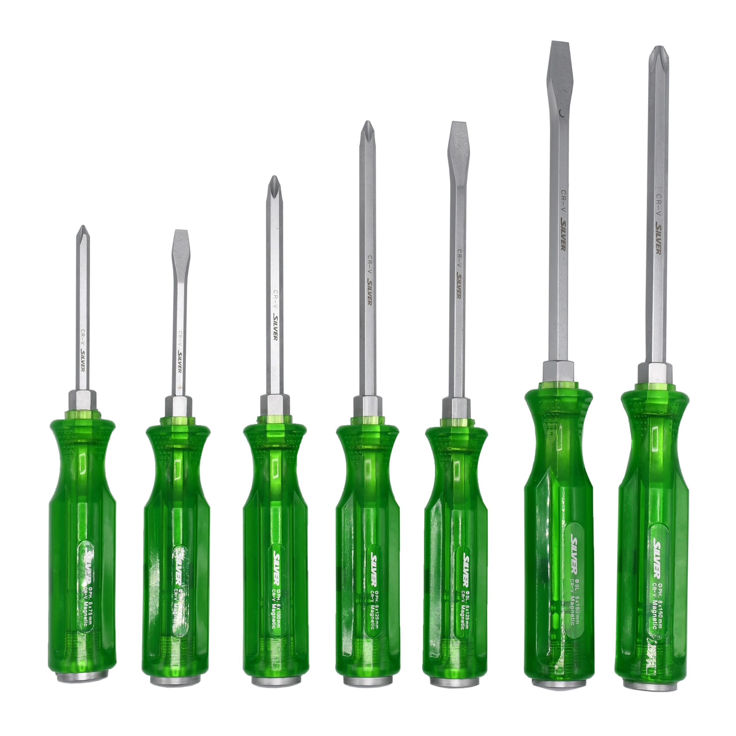مجموعه 7 عددی پیچ گوشتی ضربه خور سیلور مدل GTH01B10