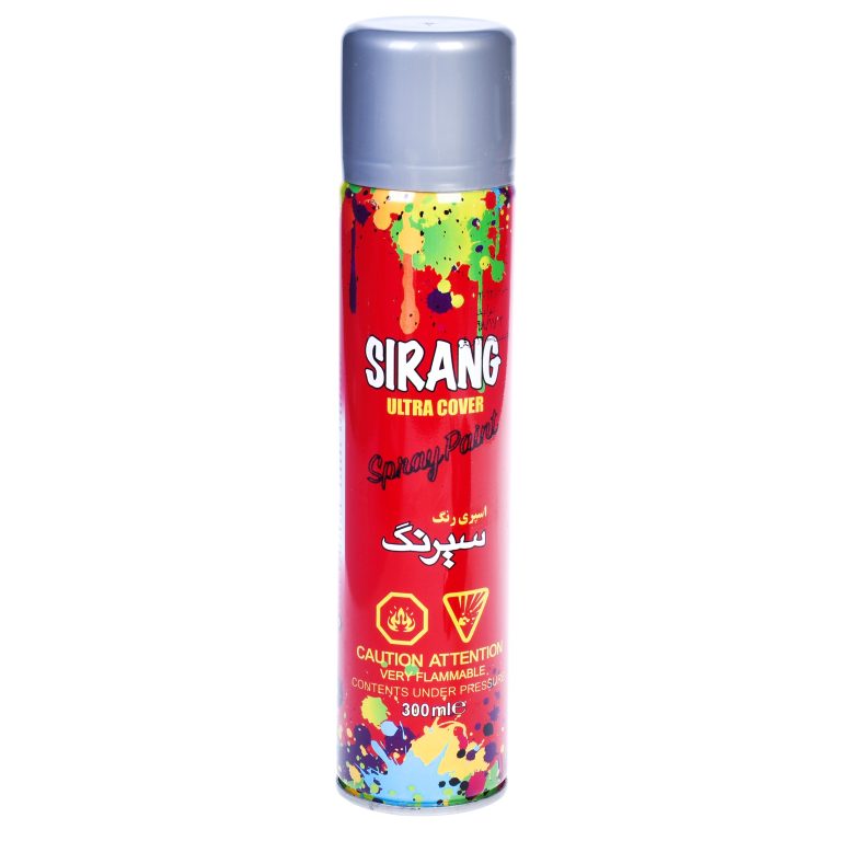 اسپری رنگ نقره ای سیرنگ حجم 300 میلی لیتر