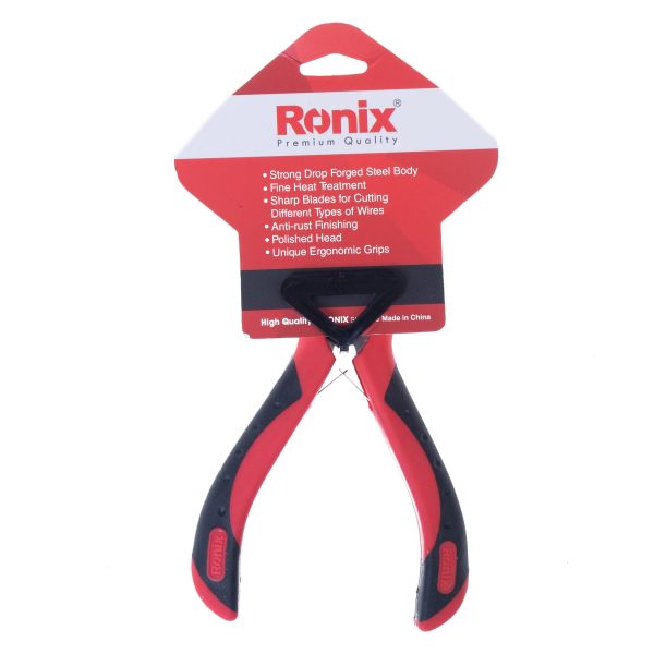 انبر سیم چین مینی رونیکس مدل RH-1204 سایز 4.5 اینچ
