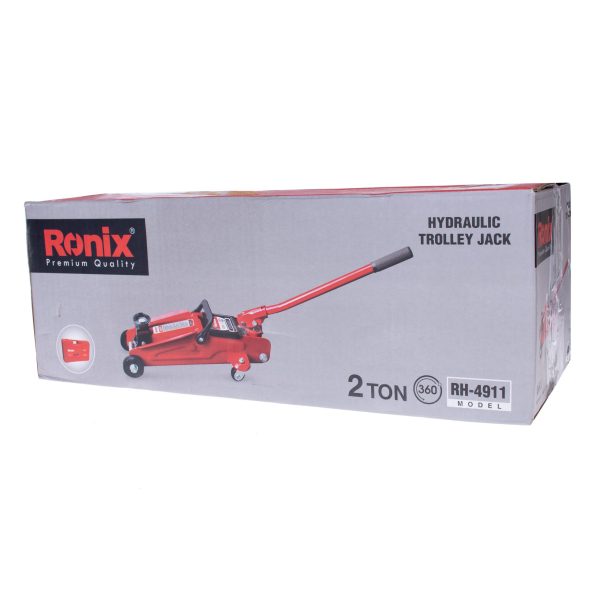 جک سوسماری هیدرولیک رونیکس مدل RH-4911 ظرفیت 2 تن