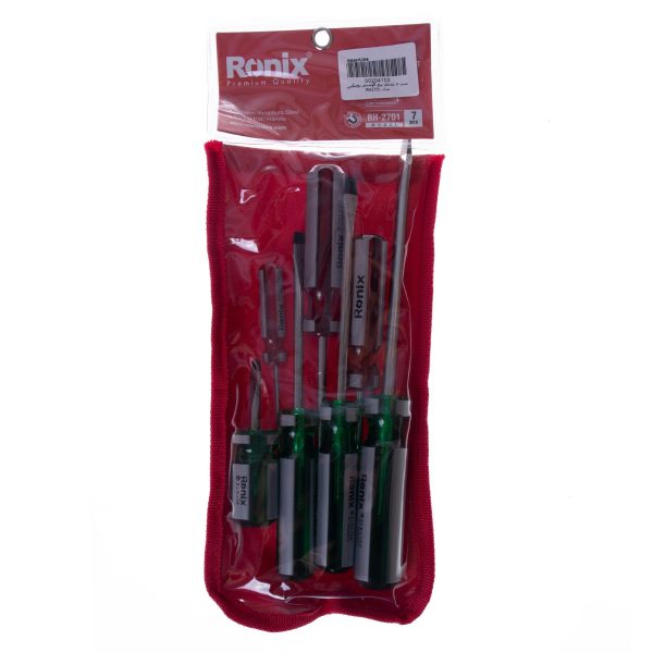 مجموعه 7 عددی پیچ گوشتی رونیکس مدل RH-2701