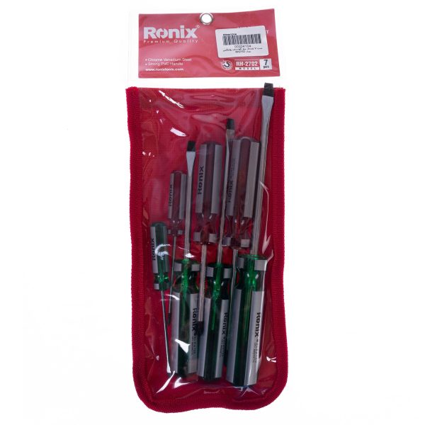 مجموعه 7 عددی پیچ گوشتی رونیکس مدل RH-2702