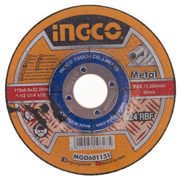 سنگ ساب مینی اینکو مدل MGD601151 سایز 22.2×6×115 میلی متر