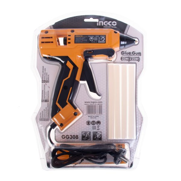 تفنگ چسب حرارتی 30 وات اینکو مدل GG308