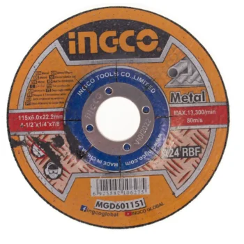 سنگ ساب مینی اینکو مدل MGD601151 سایز ۲۲.۲×۶×۱۱۵ میلی متر