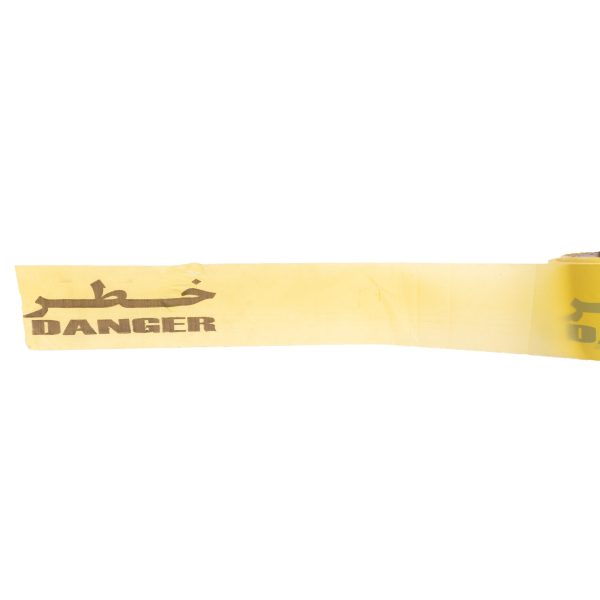 نوار خطر زرد 100 متری