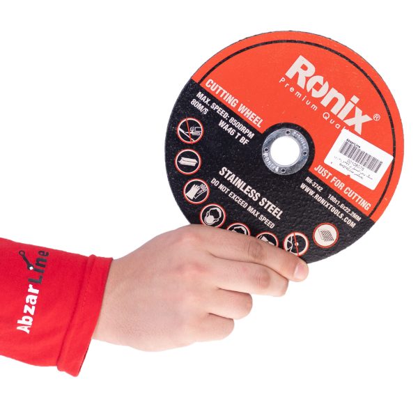 قیمت سنگ برش استیل بر رونیکس مدل RH-3742 سایز 22×1.6×180 میلی متر