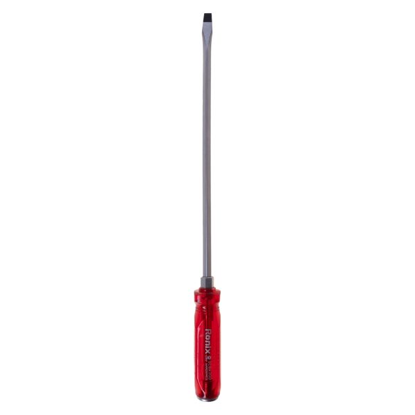 پیچ گوشتی دوسو تکی ضربه خور رونیکس مدل RH-2982 سایز 8 × 300 رنگ قرمز