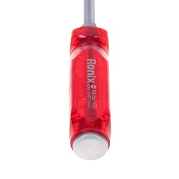 پیچ گوشتی دوسو تکی ضربه خور رونیکس مدل RH-2980 سایز 8 × 150 رنگ قرمز