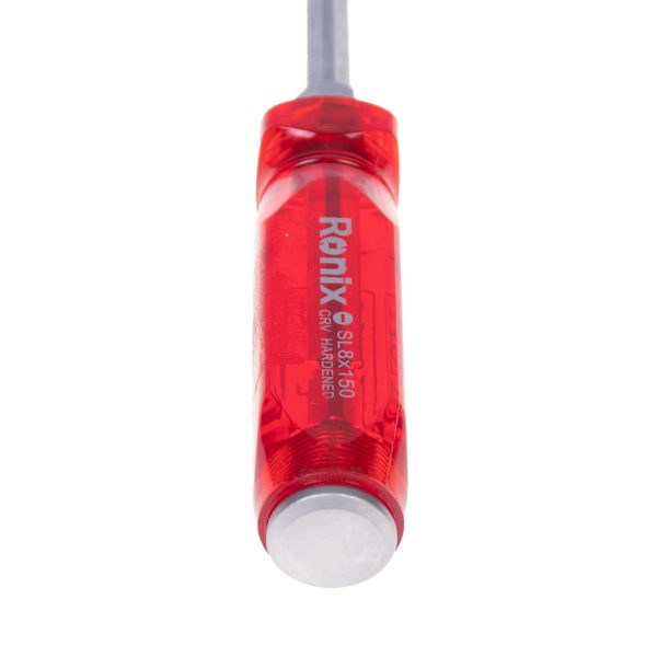 پیچ گوشتی دوسو تکی ضربه خور رونیکس مدل RH-2980 سایز 8 × 150 رنگ قرمز