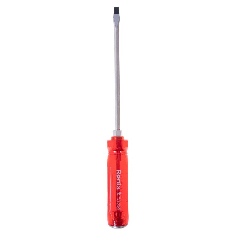 پیچ گوشتی دوسو تکی ضربه خور رونیکس مدل RH-2952 سایز 5 × 150 رنگ قرمز