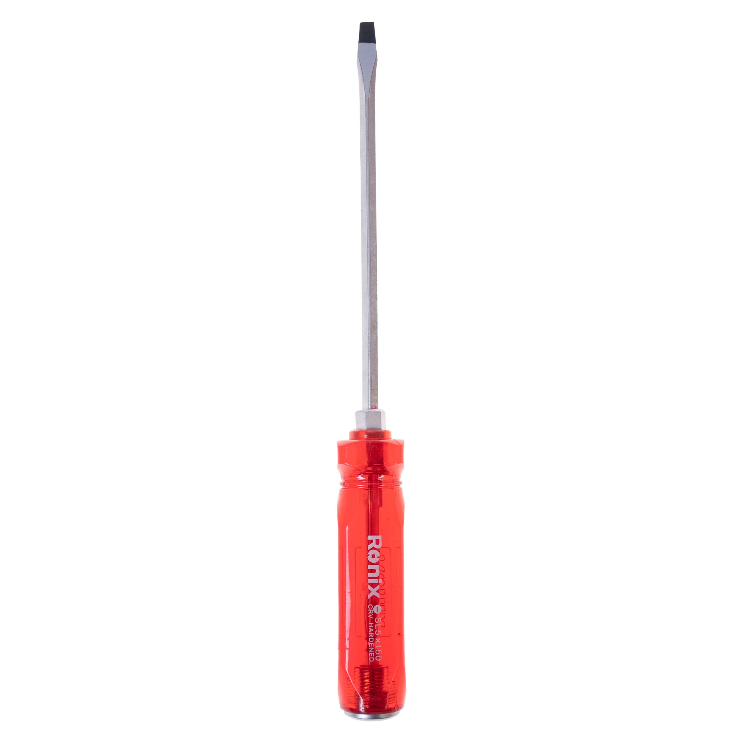 پیچ گوشتی دوسو تکی ضربه خور رونیکس مدل RH-2952 سایز 5 × 150 رنگ قرمز