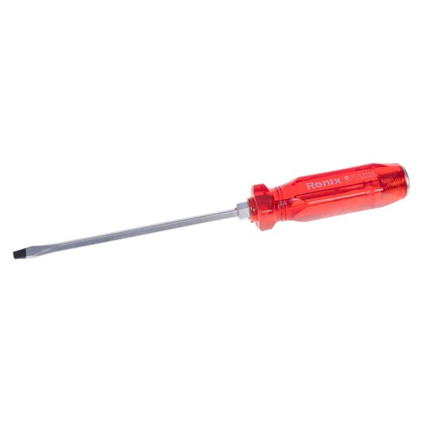 پیچ گوشتی دوسو تکی ضربه خور رونیکس مدل RH-2952 سایز 5 × 150 رنگ قرمز
