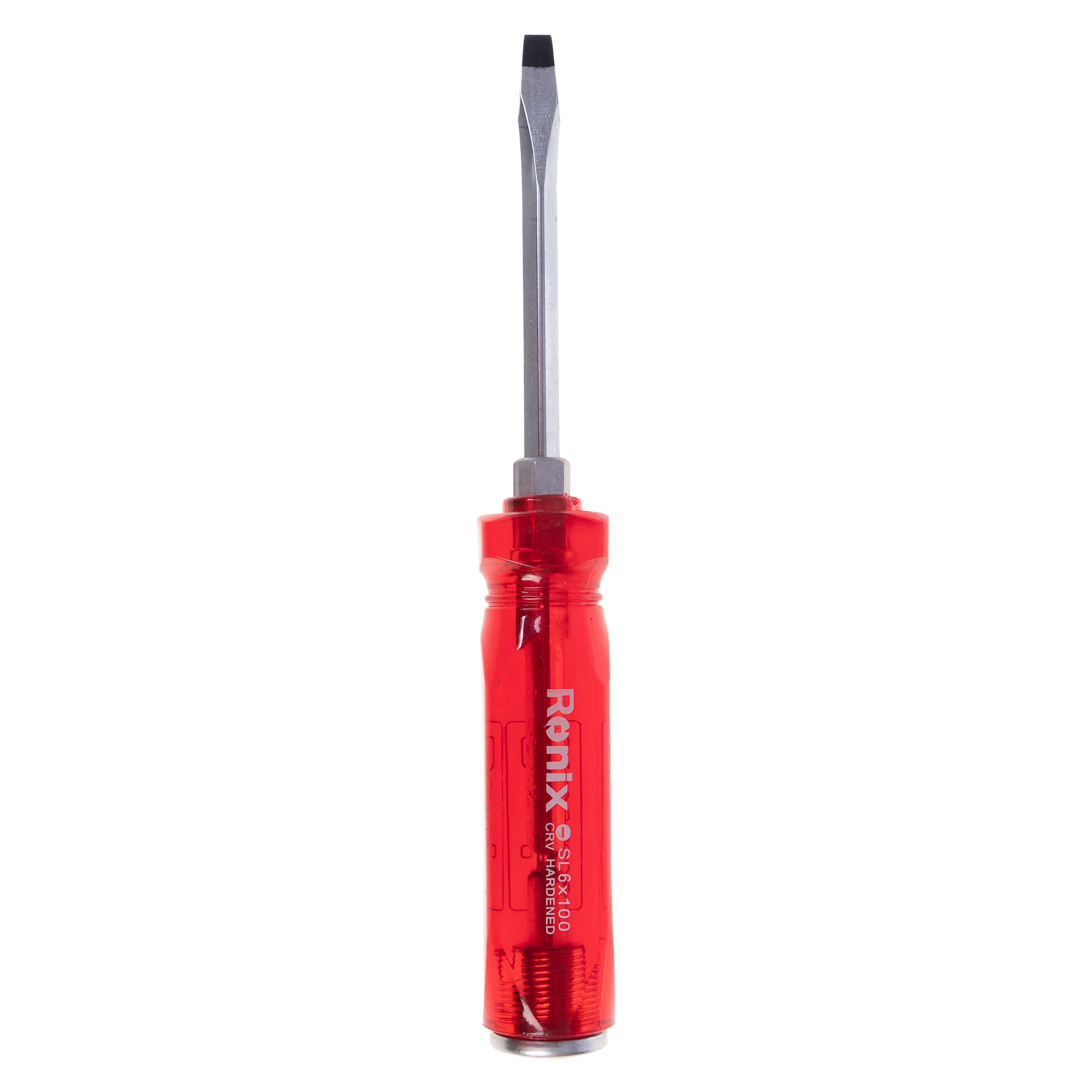 پیچ گوشتی دوسو تکی ضربه خور رونیکس مدل RH-2960 سایز 6 × 100 رنگ قرمز