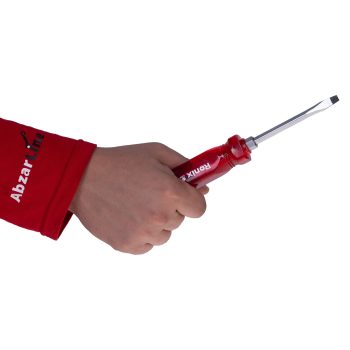 پیچ گوشتی دوسو تکی ضربه خور رونیکس مدل RH-2960 سایز 6 × 100 رنگ قرمز