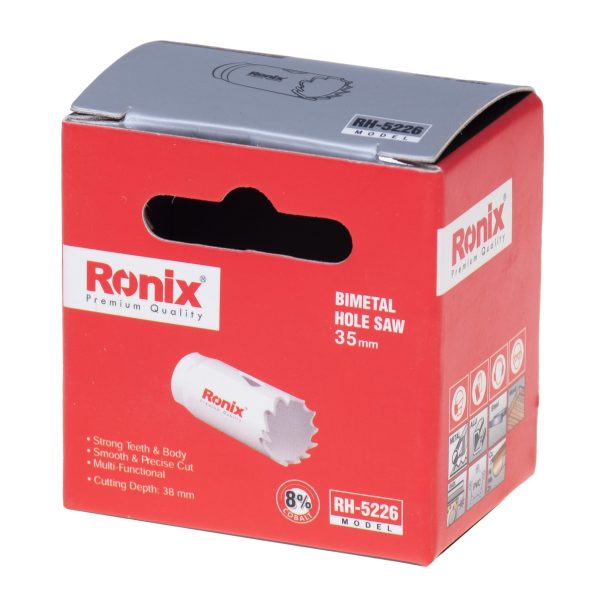 مته گردبر رونيکس مدل RH-5226 سایز 35 میلی متر