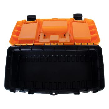 جعبه ابزار بلند قفل پلاستیکی مهر پلاستیک مدل PT-16 سایز 16 اینچ