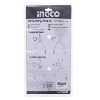 مجموعه 4 عددی انبر خار باز کن و خار جمع کن اینکو مدل HCCPS01180 سایز 7 اینچ
