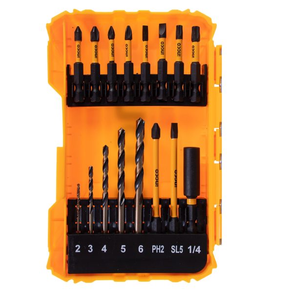 خرید مجموعه 45 عددی سر پیچ گوشتی و مته اینکو مدل AKDL24502