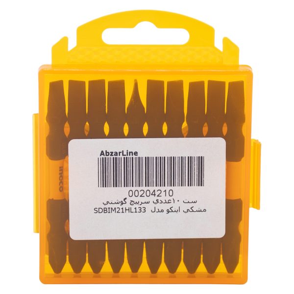 ست 10 عددی سر پیچ ‌گوشتی اینکو مدل SDBIM21HL133