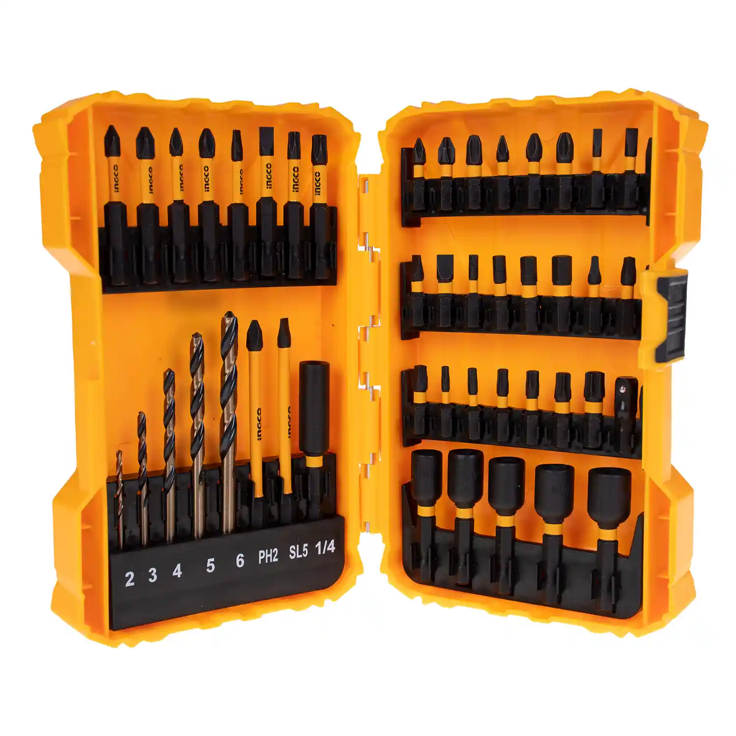 مجموعه ۴۵ عددی سر پیچ گوشتی و مته اینکو مدل AKDL24502