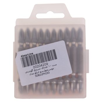 مجموعه 10 عددی سری پیچ گوشتی دو سر چهار سو اینکو مدل SDB21PH233