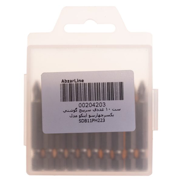 مجموعه 10 عددی سری پیچ گوشتی اینکو مدل SDB11PH223