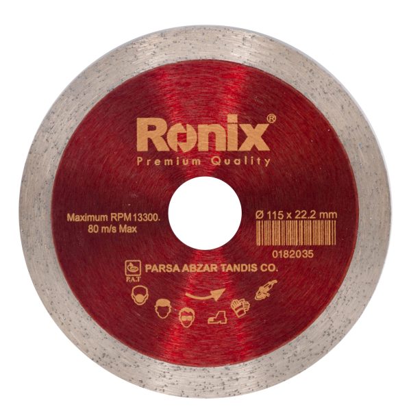 صفحه مینی فرز سرامیک بر رونیکس مدل RH-3507 سایز 115 میلیمتر
