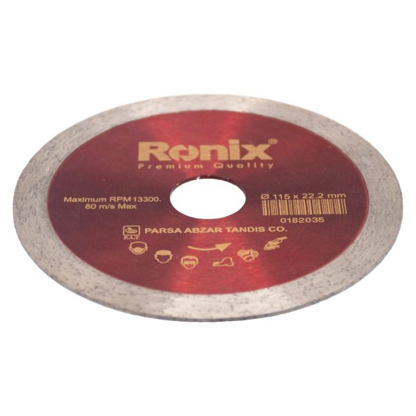 خرید صفحه مینی فرز سرامیک بر رونیکس مدل RH-3507 سایز 115 میلیمتر