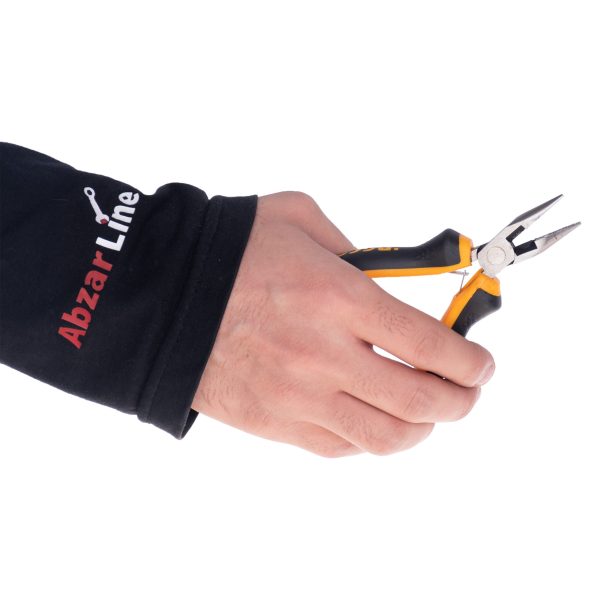 انبر دم باریک مینیاتوری اینکو مدل HMLNP08115 سایز 4.5 اینچ