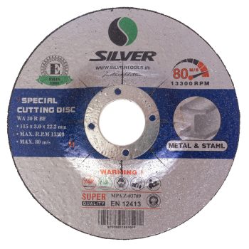 سنگ برش آهن سیلور سایز 22.2 × 3 × 115 میلی متر