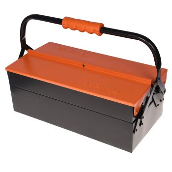 جعبه ابزار فلزی 40 سانتی 2 طبقه تانوس مدل MTB-01-402