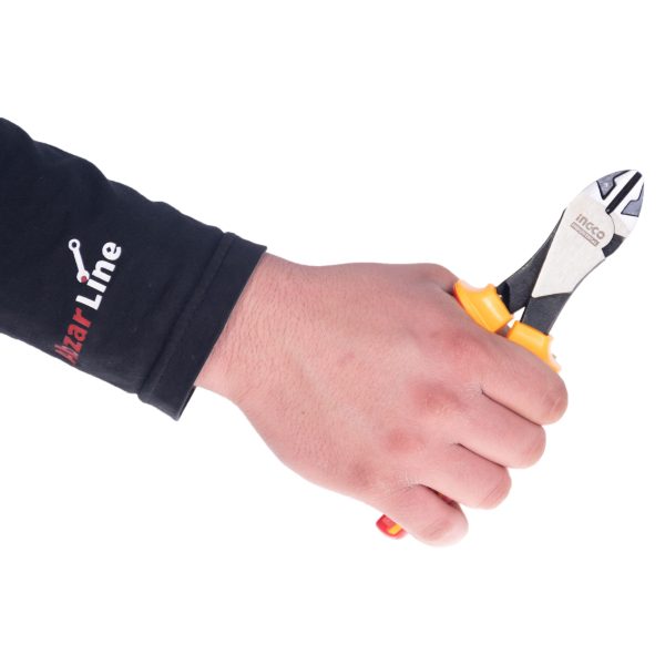 انبر سیم چین کله گاوی فشار قوی اینکو مدل HIHDCP28188 سایز 7 اینچ