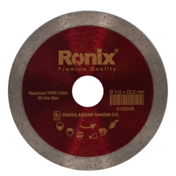صفحه مینی فرز سرامیک بر رونیکس مدل RH-3507 سایز ۲۲.۲×۱۱۵ میلیمتر