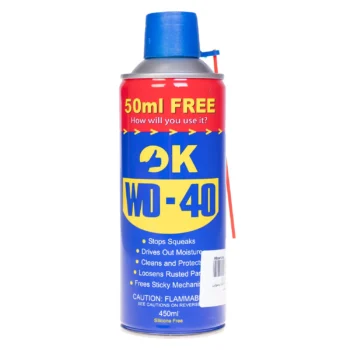 اسپری روان کننده WD-40 اوکی حجم ۴۵۰ میلی لیتر
