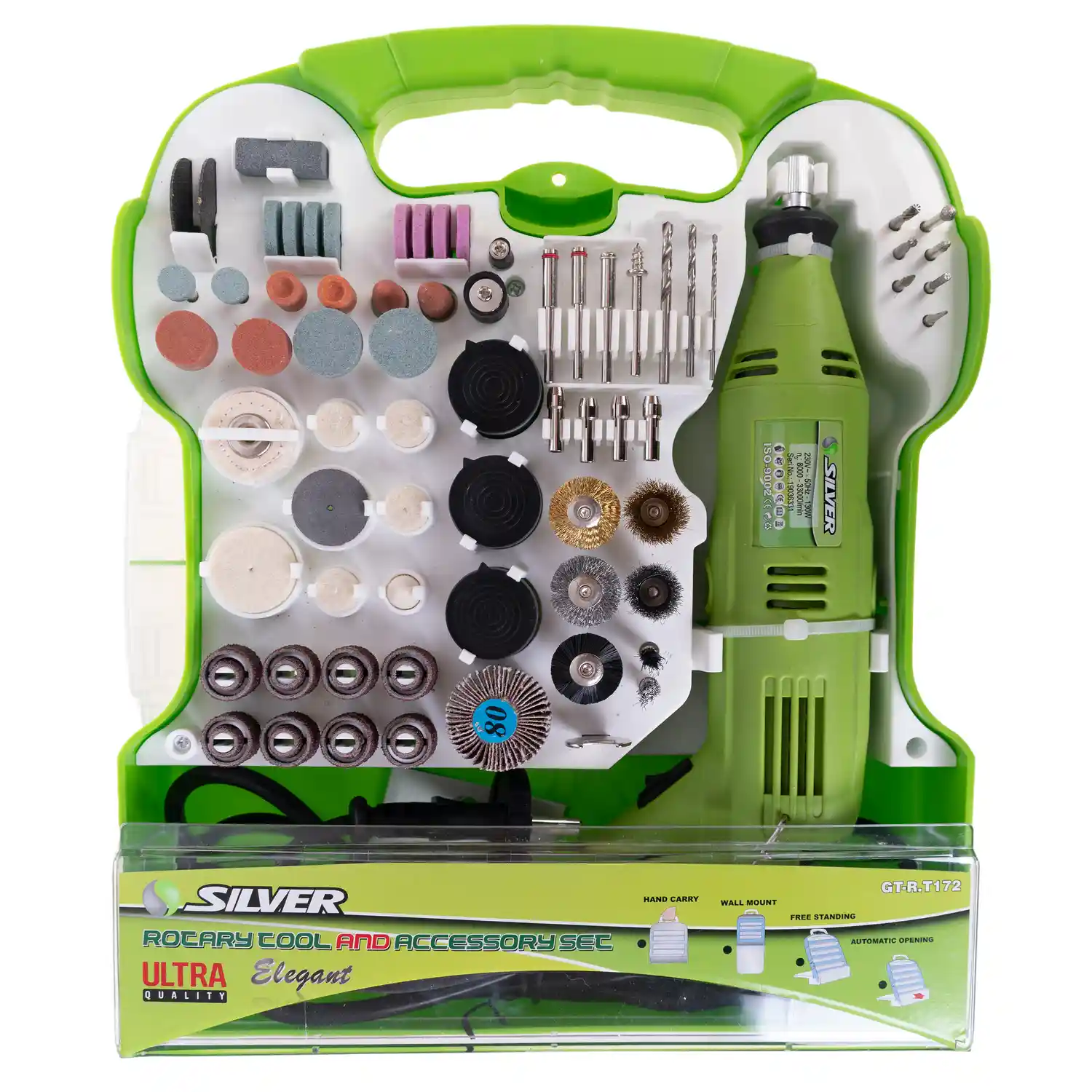 مجموعه ۱۷۲ عددی فرز مینیاتوری سیلور مدل GT-R.T172