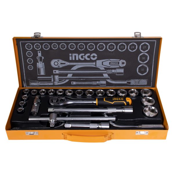 مجموعه 24 عددی سری بکس 1.2 اینچ اینکو مدل HKTS0243