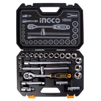 مجموعه 25 عددی سری بکس درایو 1/2 اینچ اینکو مدل HKTS12251