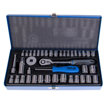 مجموعه ۴۰ عددی سری بکس درایو ۱/۴ و ۳/۸ اینچ نووا مدل NTS 7002