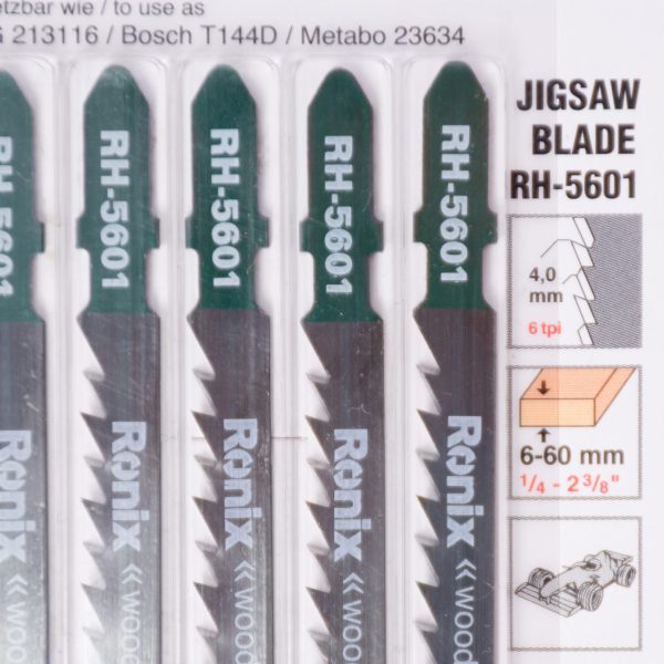 قیمت مجموعه 5 عددی تیغ اره عمودبر رونیکس مدل RH-5601