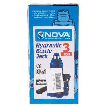 جک هیدرولیک نووا مدل NTB 2103 ظرفیت 3 تن