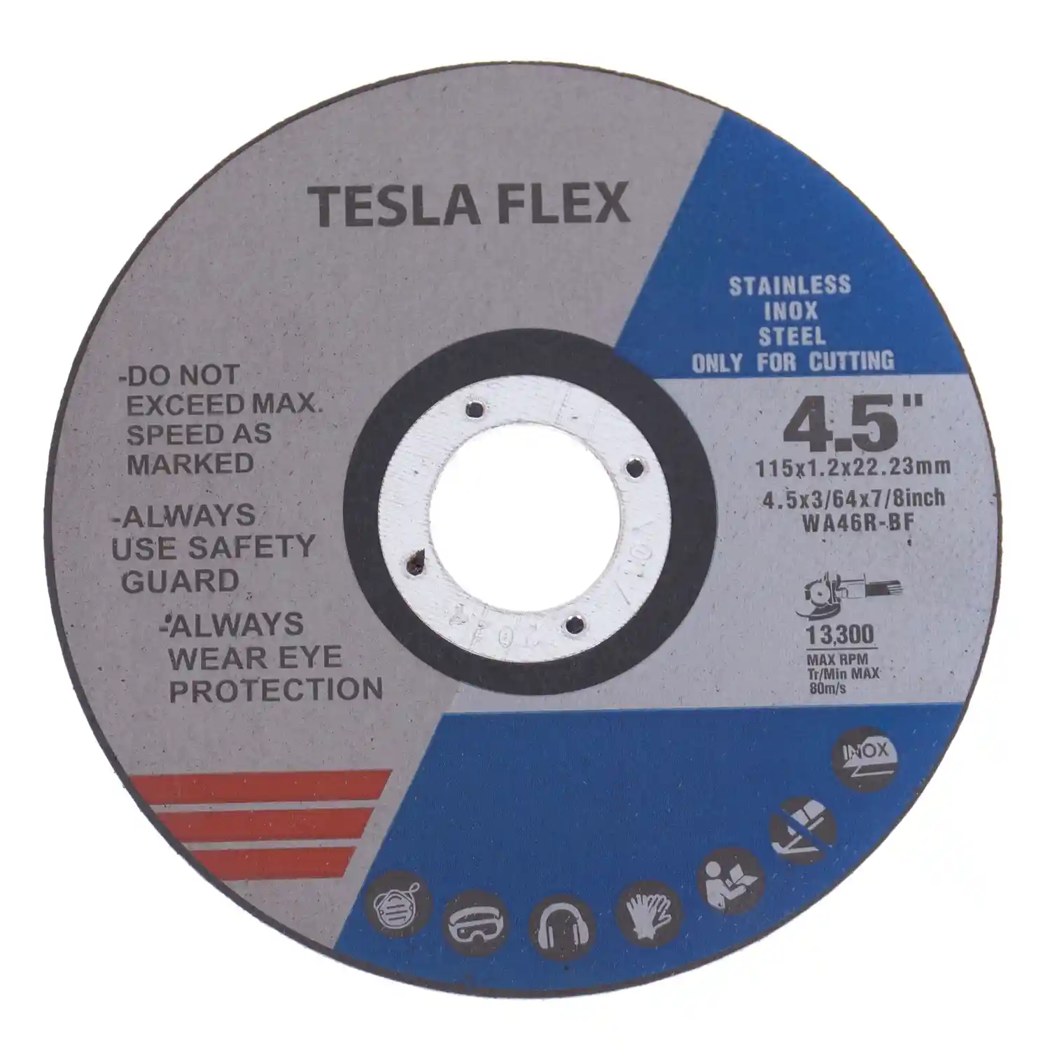 سنگ استیل بر مینی تسلا فلکس سایز ۲۲.۲۳×۱.۲×۱۱۵ میلی متر